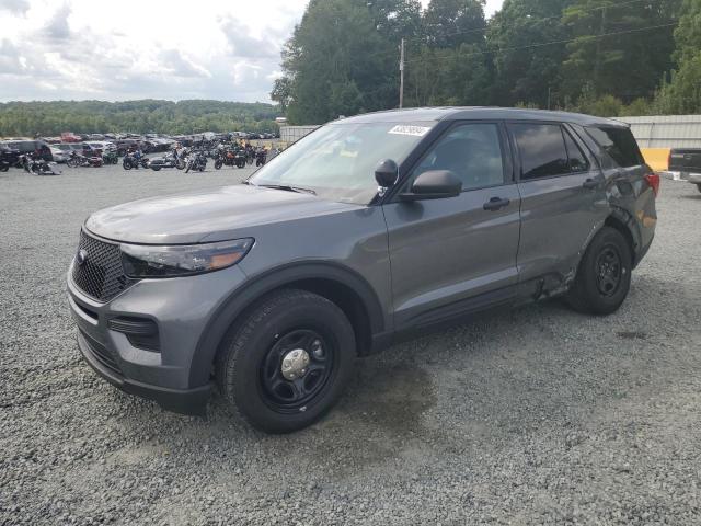 1FM5K8AB2RGA27943 - 2024 FORD EXPLORER POLICE INTERCEPTOR 灰色 照片 1