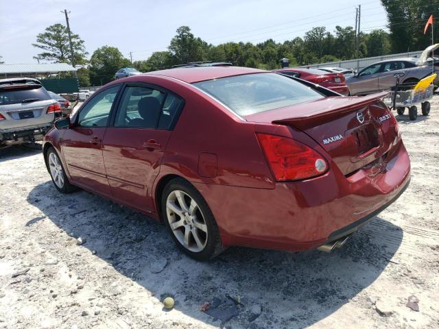 1N4BA41E38C822265 - 2008 NISSAN MAXIMA SE RED photo 2