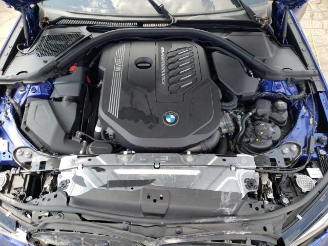 3MW5U9J08M8B59757 - 2021 BMW M340XI BLUE photo 11