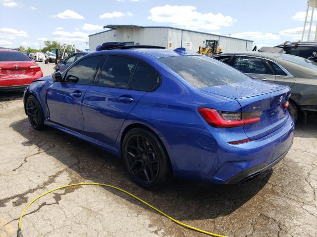3MW5U9J08M8B59757 - 2021 BMW M340XI BLUE photo 2