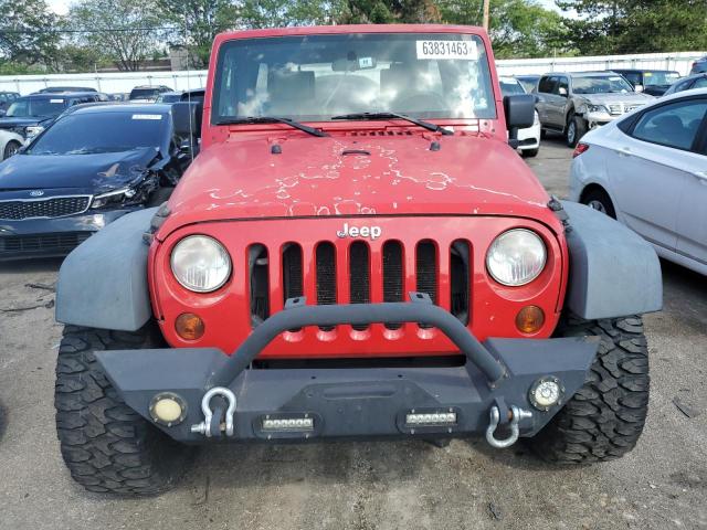 1J4GA39129L732841 - 2009 JEEP WRANGLER U X RED photo 5