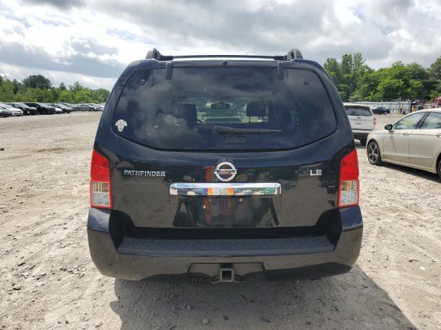 5N1BR1NB1BC600246 - 2011 NISSAN PATHFINDER LE BLACK photo 6