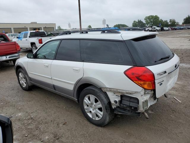 4S4BP62C456388509 - 2005 SUBARU LEGACY OUTBACK 2.5I LIMITED WHITE photo 2