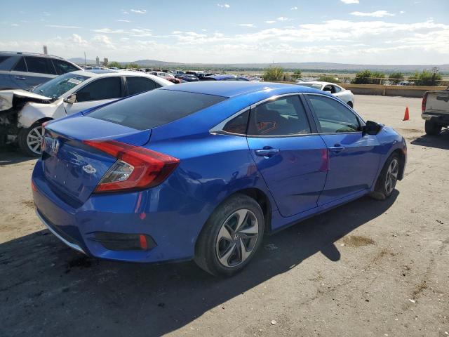 19XFC2F61KE042597 - 2019 HONDA CIVIC LX BLUE photo 3
