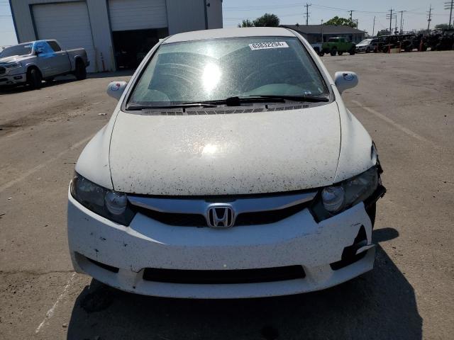 2HGFA1F58AH566356 - 2010 HONDA CIVIC LX WHITE photo 5