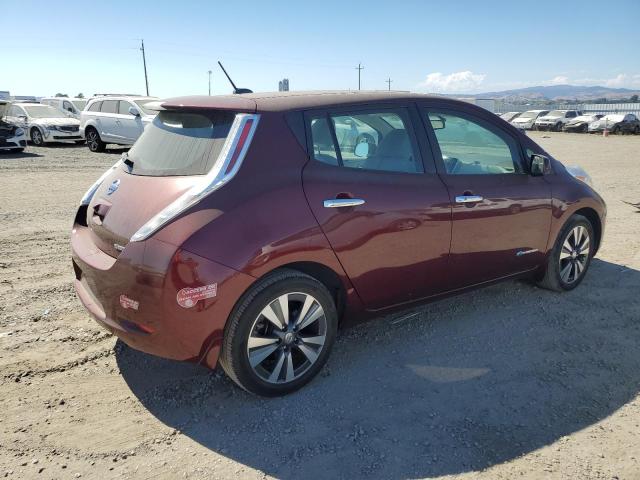 1N4BZ0CP4GC301912 - 2016 NISSAN LEAF SV BURGUNDY photo 3