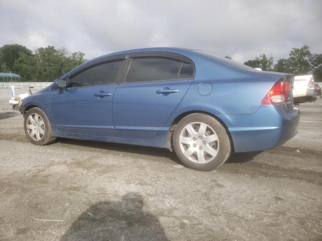 19XFA1F58BE045536 - 2011 HONDA CIVIC LX BLUE photo 2