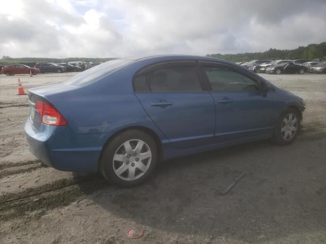19XFA1F58BE045536 - 2011 HONDA CIVIC LX BLUE photo 3