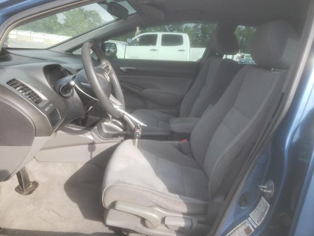 19XFA1F58BE045536 - 2011 HONDA CIVIC LX BLUE photo 7