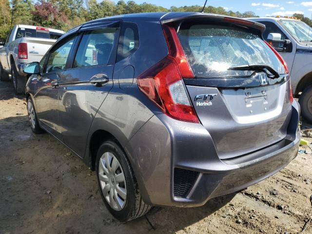 3HGGK5H54FM716056 - 2015 HONDA FIT LX CHARCOAL photo 3