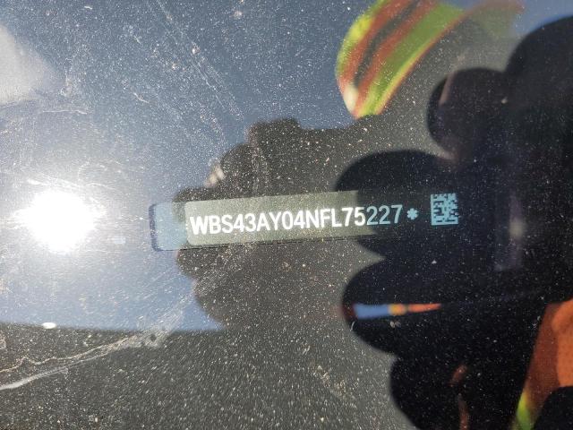 WBS43AY04NFL75227 - 2022 BMW M3 COMPETITION CHARCOAL photo 13