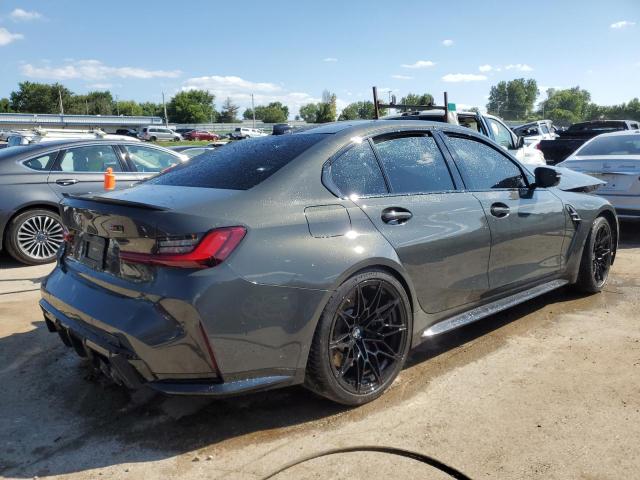 WBS43AY04NFL75227 - 2022 BMW M3 COMPETITION CHARCOAL photo 3