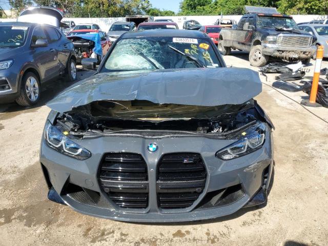 WBS43AY04NFL75227 - 2022 BMW M3 COMPETITION CHARCOAL photo 5