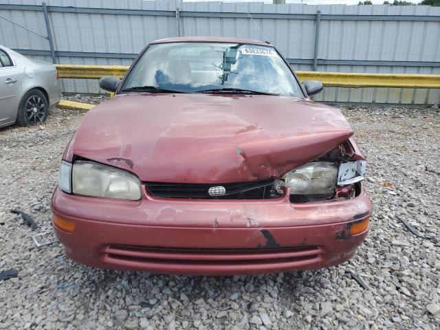 1Y1SK5261VZ454466 - 1997 GEO PRIZM BASE RED photo 5