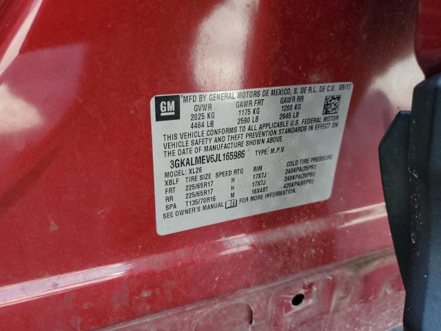 3GKALMEV6JL165986 - 2018 GMC TERRAIN SLE 红色 照片 14