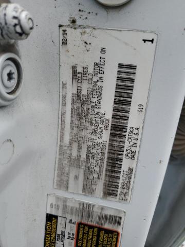 5TFRM5F18EX075911 - 2014 TOYOTA TUNDRA DOUBLE CAB SR/SR5 WHITE photo 12