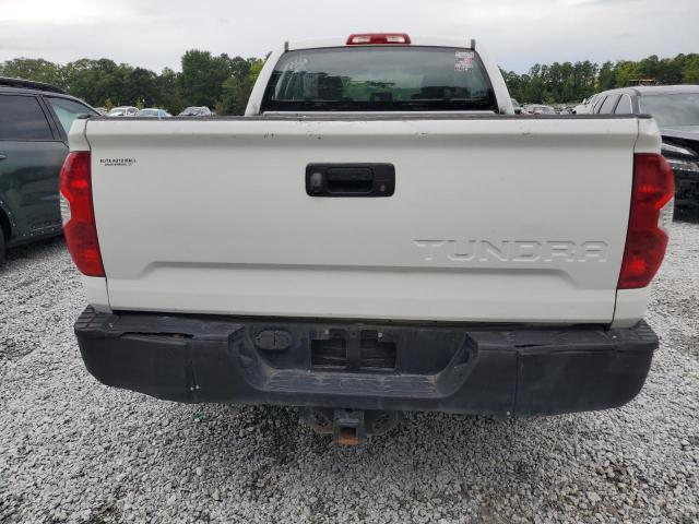 5TFRM5F18EX075911 - 2014 TOYOTA TUNDRA DOUBLE CAB SR/SR5 WHITE photo 6