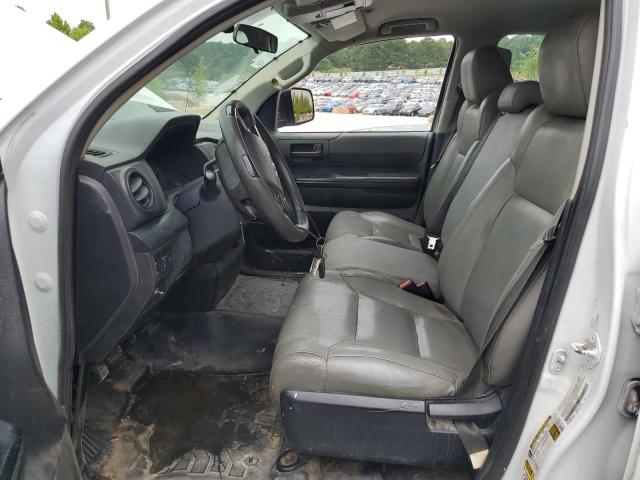 5TFRM5F18EX075911 - 2014 TOYOTA TUNDRA DOUBLE CAB SR/SR5 WHITE photo 7