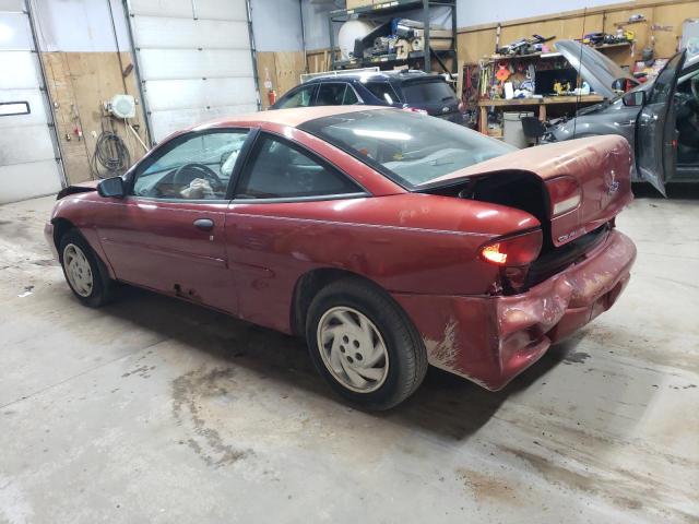 1G1JC1240X7119047 - 1999 CHEVROLET CAVALIER BASE RED photo 2