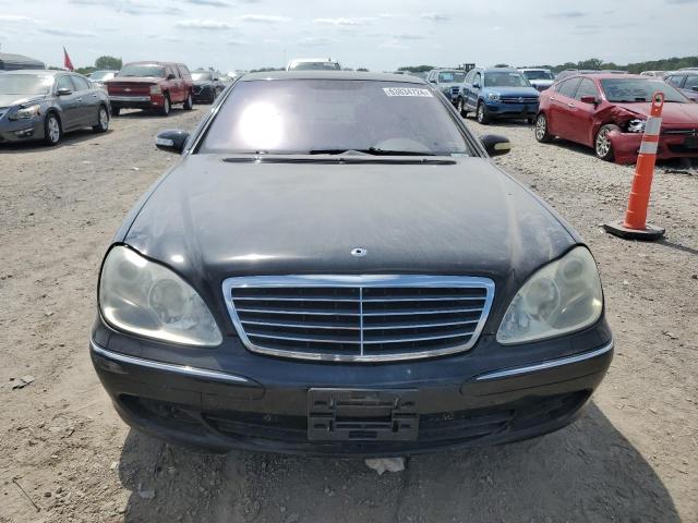 WDBNG83J13A370407 - 2003 MERCEDES-BENZ S 430 4MATIC BLACK photo 5