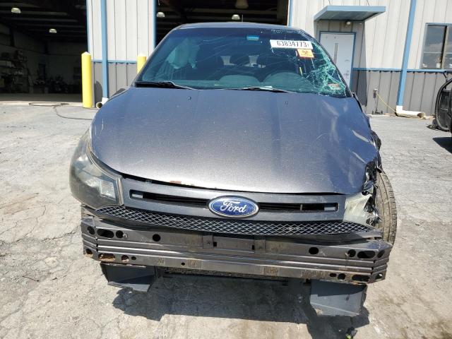 1FAHP3GN6BW160584 - 2011 FORD FOCUS SES GRAY photo 5