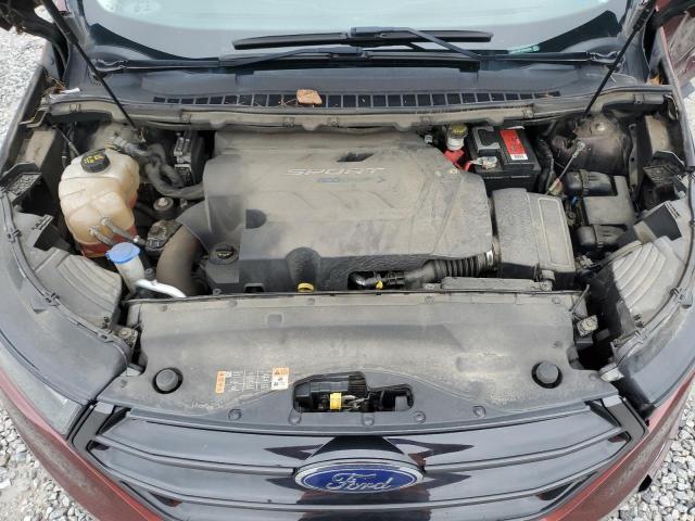 2FMPK4AP1GBC03303 - 2016 FORD EDGE SPORT BURGUNDY photo 12