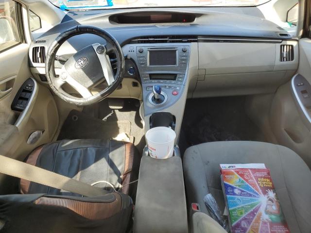 JTDKN3DU9F1937098 - 2015 TOYOTA PRIUS RED photo 8