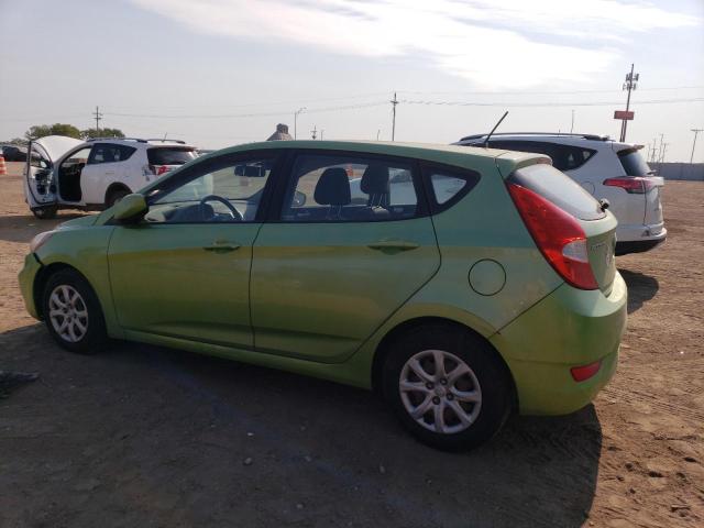 KMHCT5AE7CU044856 - 2012 HYUNDAI ACCENT GLS GREEN photo 2