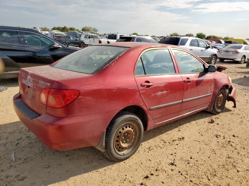 JTDBR32E370100791 - 2007 TOYOTA COROLLA CE 红色 照片 3