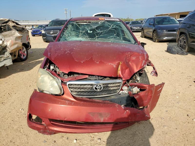 JTDBR32E370100791 - 2007 TOYOTA COROLLA CE 红色 照片 5