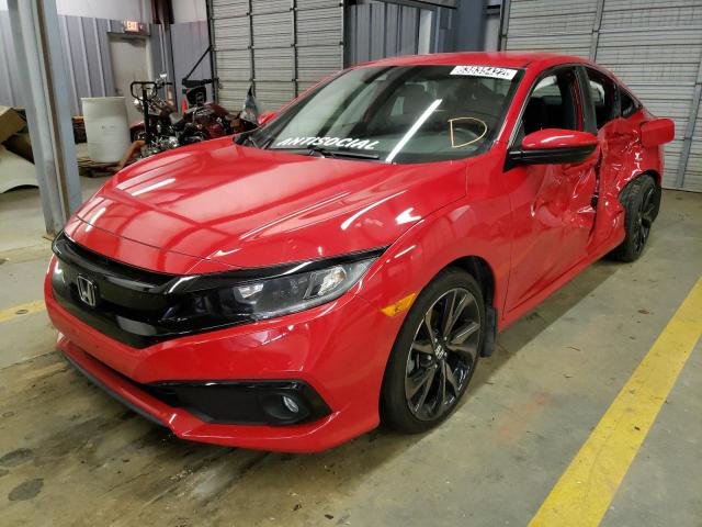 2HGFC2F86KH559837 - 2019 HONDA CIVIC SPORT 红色 照片 2
