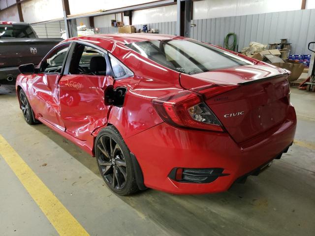 2HGFC2F86KH559837 - 2019 HONDA CIVIC SPORT 红色 照片 9