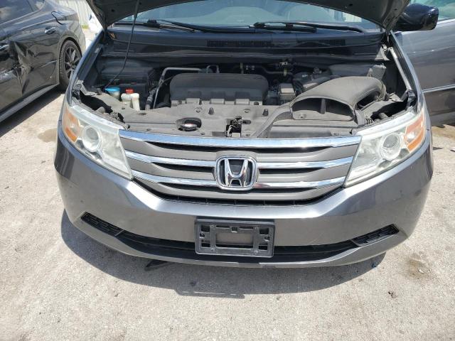 5FNRL5H65BB094868 - 2011 HONDA ODYSSEY EXL GRAY photo 12
