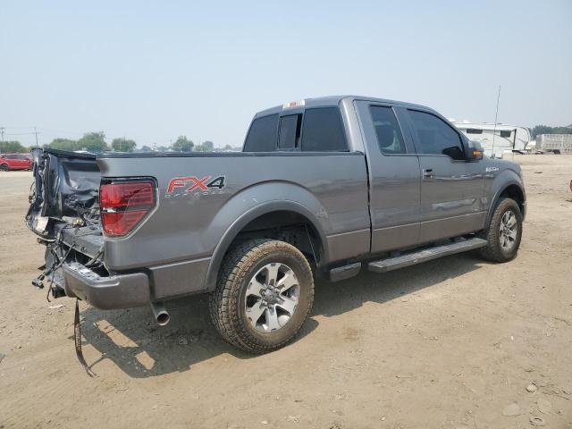 1FTFX1EFXDKF96219 - 2013 FORD F150 SUPER CAB GRAY photo 3