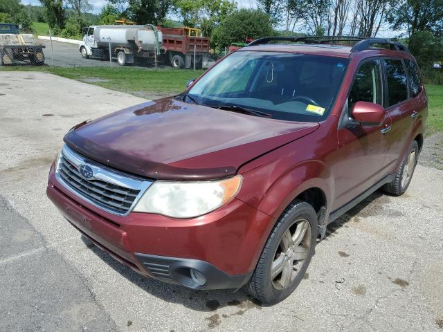 JF2SH64659H708375 - 2009 SUBARU FORESTER 2.5X LIMITED BURGUNDY photo 1