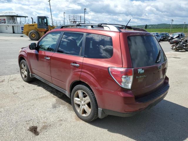 JF2SH64659H708375 - 2009 SUBARU FORESTER 2.5X LIMITED BURGUNDY photo 2