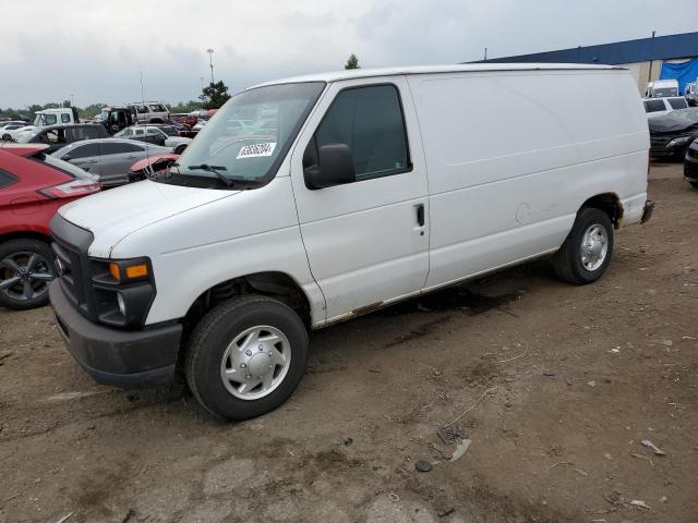 1FTNE1EW1BDA89521 - 2011 FORD ECONOLINE E150 VAN WHITE photo 1