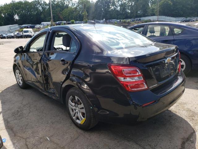 1G1JB5SG8J4114952 - 2018 CHEVROLET SONIC LS 黑色 照片 2