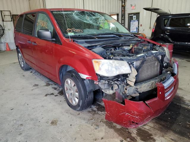 2A8HR44H28R772879 - 2008 CHRYSLER TOWN & COU LX RED photo 1