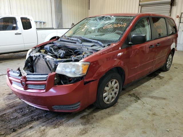 2A8HR44H28R772879 - 2008 CHRYSLER TOWN & COU LX RED photo 2