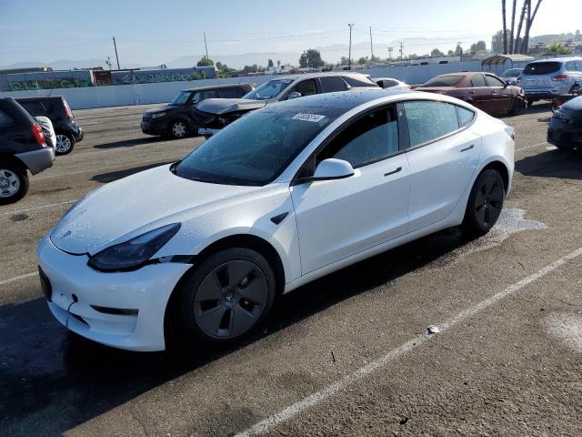 5YJ3E1EA1PF569943 - 2023 TESLA MODEL 3 WHITE photo 1