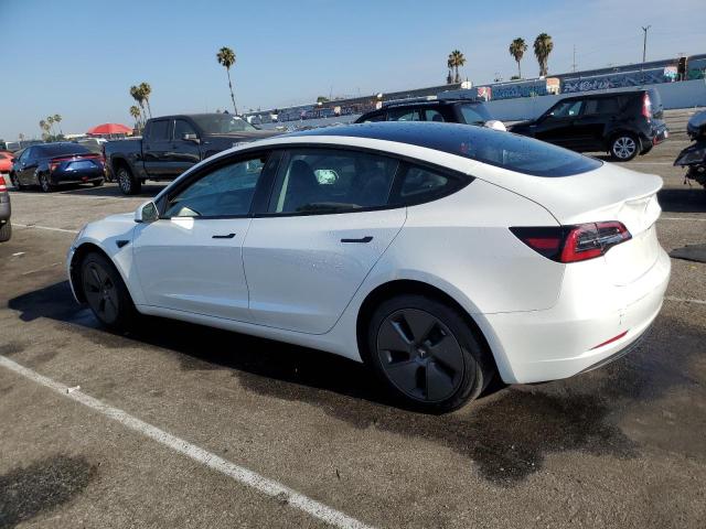 5YJ3E1EA1PF569943 - 2023 TESLA MODEL 3 WHITE photo 2