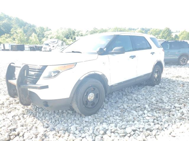 1FM5K8AR0DGC73525 - 2013 FORD EXPLORER POLICE INTERCEPTOR WHITE photo 1