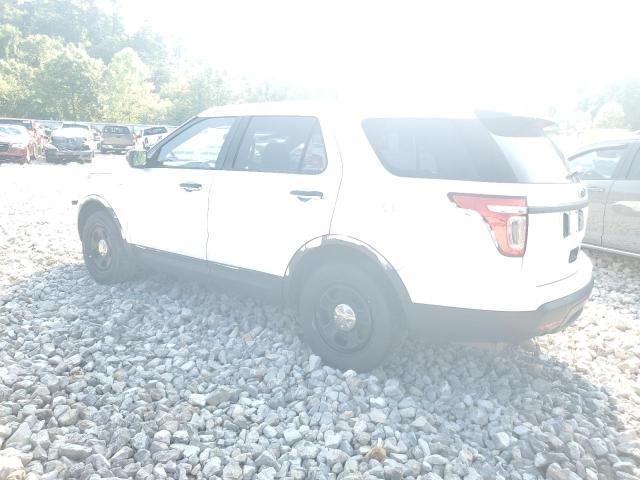 1FM5K8AR0DGC73525 - 2013 FORD EXPLORER POLICE INTERCEPTOR WHITE photo 2
