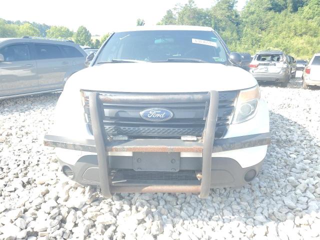 1FM5K8AR0DGC73525 - 2013 FORD EXPLORER POLICE INTERCEPTOR WHITE photo 5