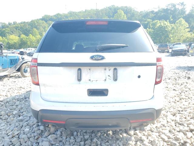 1FM5K8AR0DGC73525 - 2013 FORD EXPLORER POLICE INTERCEPTOR WHITE photo 6