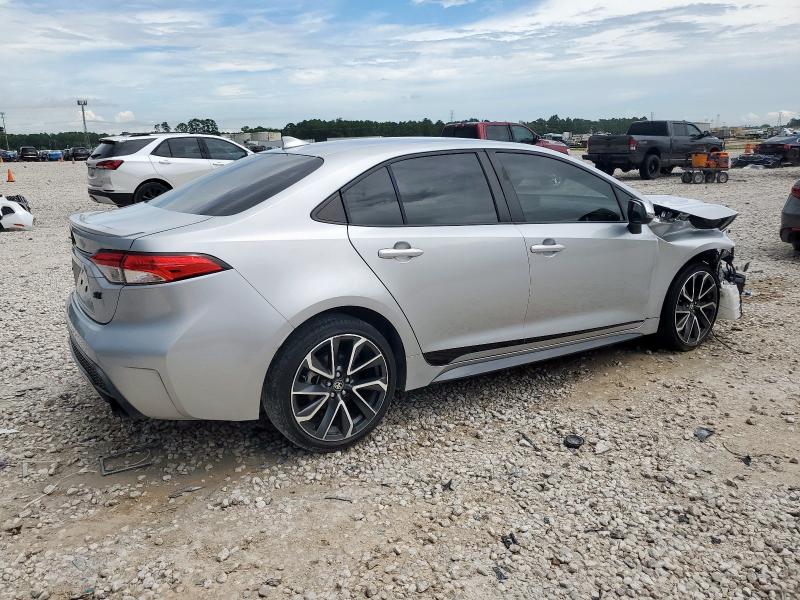 JTDS4MCE5N3507736 - 2022 TOYOTA COROLLA SE SILVER photo 3