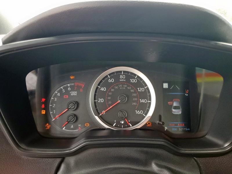 JTDS4MCE5N3507736 - 2022 TOYOTA COROLLA SE SILVER photo 9