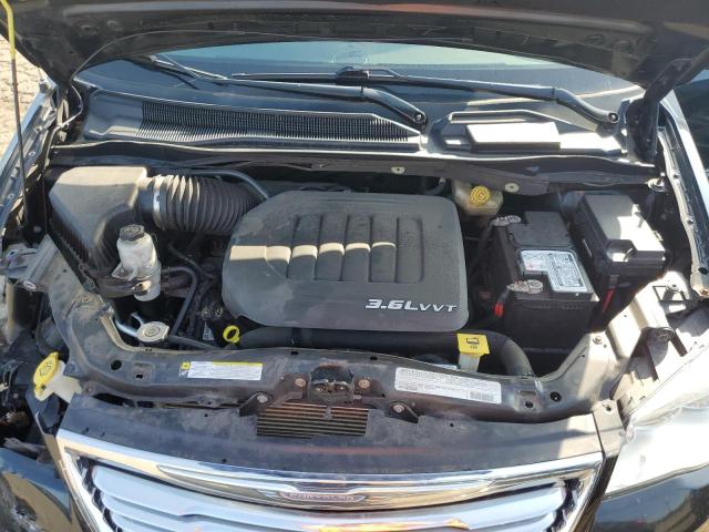 2C4RC1CG4CR137868 - 2012 CHRYSLER TOWN & COU TOURING L BLACK photo 12