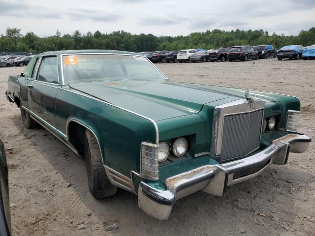 7Y81A907536 - 1977 LINCOLN CONTINENTA GREEN photo 4